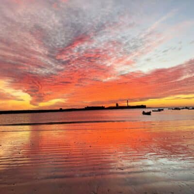 Photo coucher de soleil à CADIX à télécharger