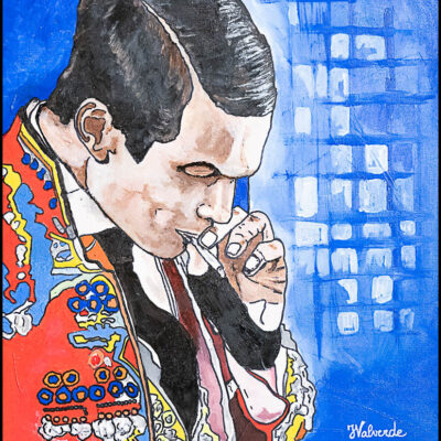 Peinture acrylique "Toréador" dim. 55x46