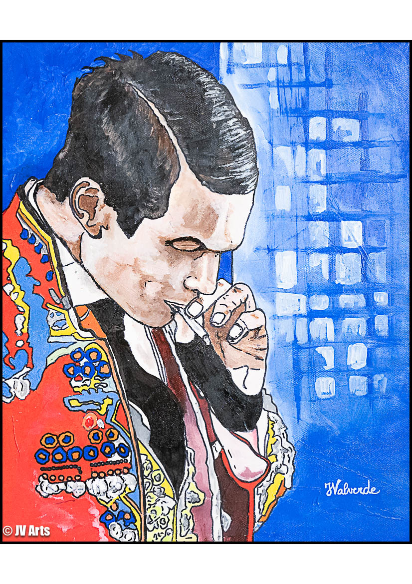 Peinture acrylique "Toréador" dim. 55x46