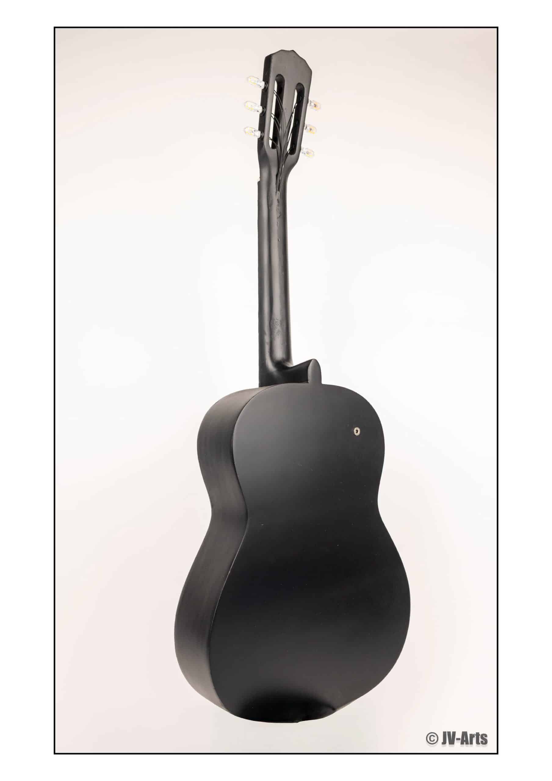 11 Guitare décorée "Hippocampes" avec éclairage Led et enceintes Bluetooth – Image 3